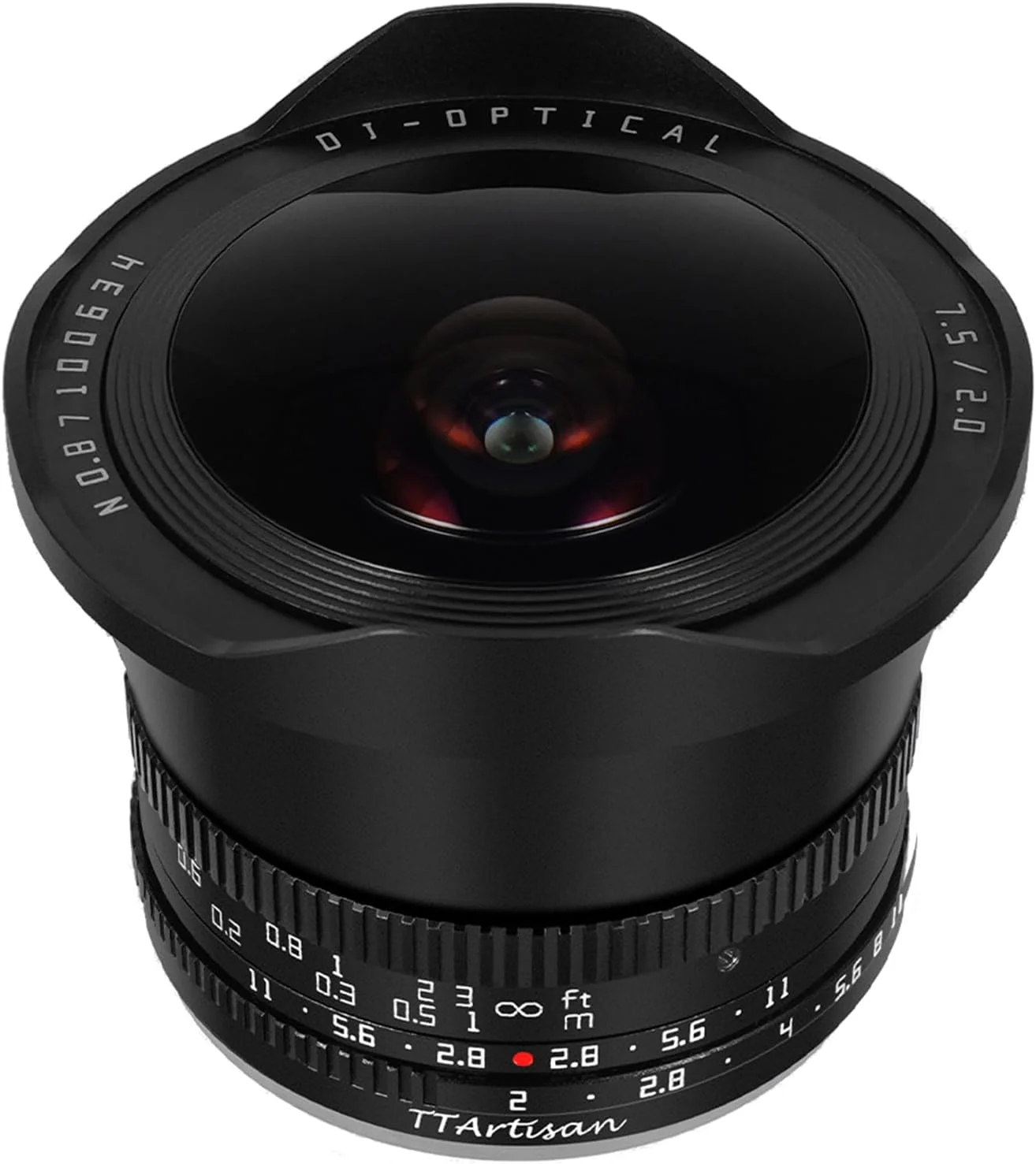 لنز دوربین چشم ماهی TTArtisan 7.5mm F2.0 APS-C با دیافراگم باز برای دوربین های Fujifilm X Mount مدل X-A1, X-A10, X-A2, X-A3, X-A5, X-A7, X-M1, X-M2, X-H1, X-T1, X-T10, X-T2 لنز دوربین چشم ماهی TTArtisan 7.5mm F2.0 APS-C با دیافراگم باز برای دوربین های Fujifilm X Mount مدل X-A1, X-A10, X-A2, X-A3, X-A5, X-A7, X-M1, X-M2, X-H1, X-T1, X-T10, X-T2