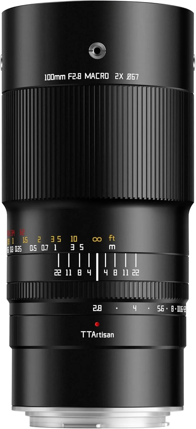لنز ماکرو 100mm F2.8 2x بدنه فلزی TTArtisan با مانت کفشک سرد سازگار با مانت Nikon Z - مشکی لنز ماکرو 100mm F2.8 2x بدنه فلزی TTArtisan با مانت کفشک سرد سازگار با مانت Nikon Z - مشکی