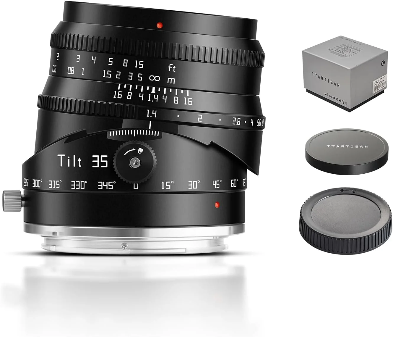 لنز تیلیت شیفت 35mm f/1.4 تی‌تی‌آرتیسان با مانت Z، فوکوس دستی، مناسب دوربین‌های بدون آینه APS-C سازگار با نیکون Z مانت Z5 Z6 Z7 Z6II Z6III Z7II ZFC Z30 Z50 Z50II Z9 Z8 ZF