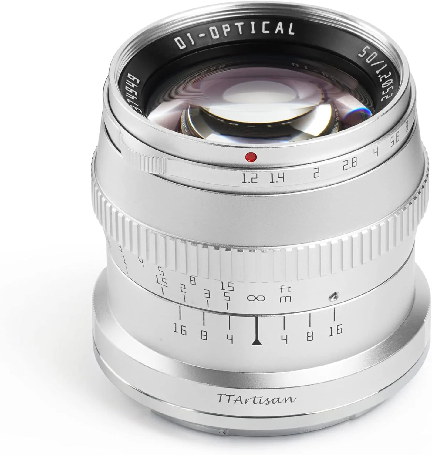 لنز بدنه فلزی TTArtisan 50mm F1.2 Macro Tilt – Shift سازگار با مانت Sony E - مشکی