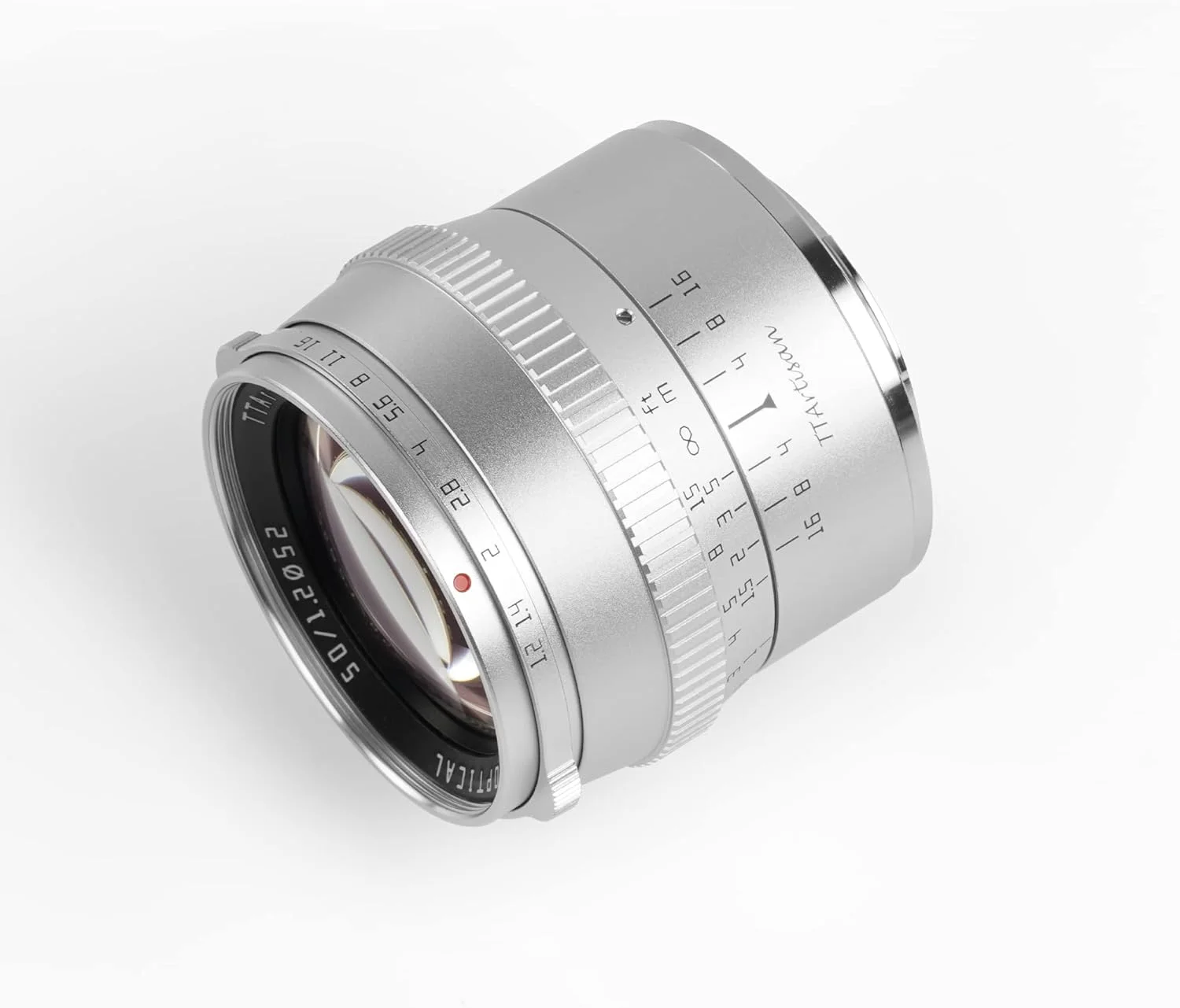 لنز بدنه فلزی TTArtisan 50mm F1.2 Macro Tilt – Shift سازگار با مانت Sony E - مشکی