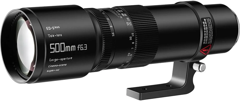 لنز تله فوتو 500mm F6.3 با بدنه فلزی TTArtisan سازگار با مانت Sony E (فول فریم) - مشکی