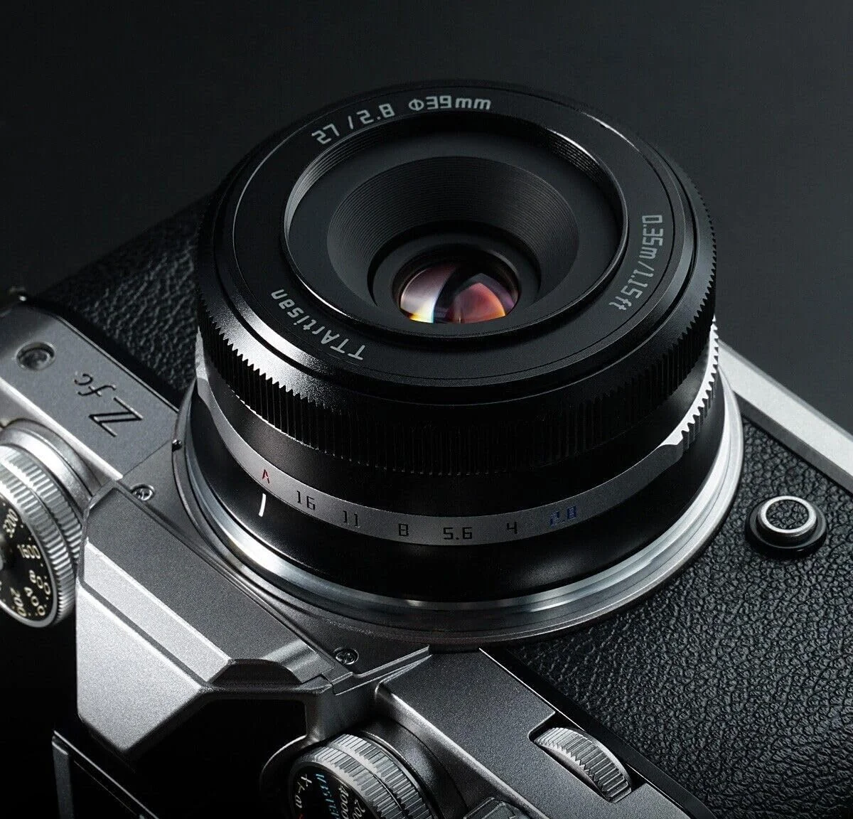 لنز فوکوس خودکار TTArtisan 27mm F2.8 با بدنه فلزی سازگار با دهانه Nikon Z - مشکی