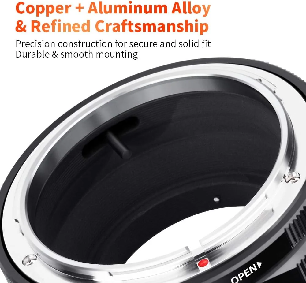 آداپتور لنز K&F Concept سازگار با لنزهای Canon FD FL به دوربین های بدون آینه Fujifilm Fuji X-Series X FX Mount با طراحی لاک مات برای Fuji XT2 XT20 XE3 XT1 X-T2 آداپتور لنز K&F Concept سازگار با لنزهای Canon FD FL به دوربین های بدون آینه Fujifilm Fuji X-Series X FX Mount با طراحی لاک مات برای Fuji XT2 XT20 XE3 XT1 X-T2