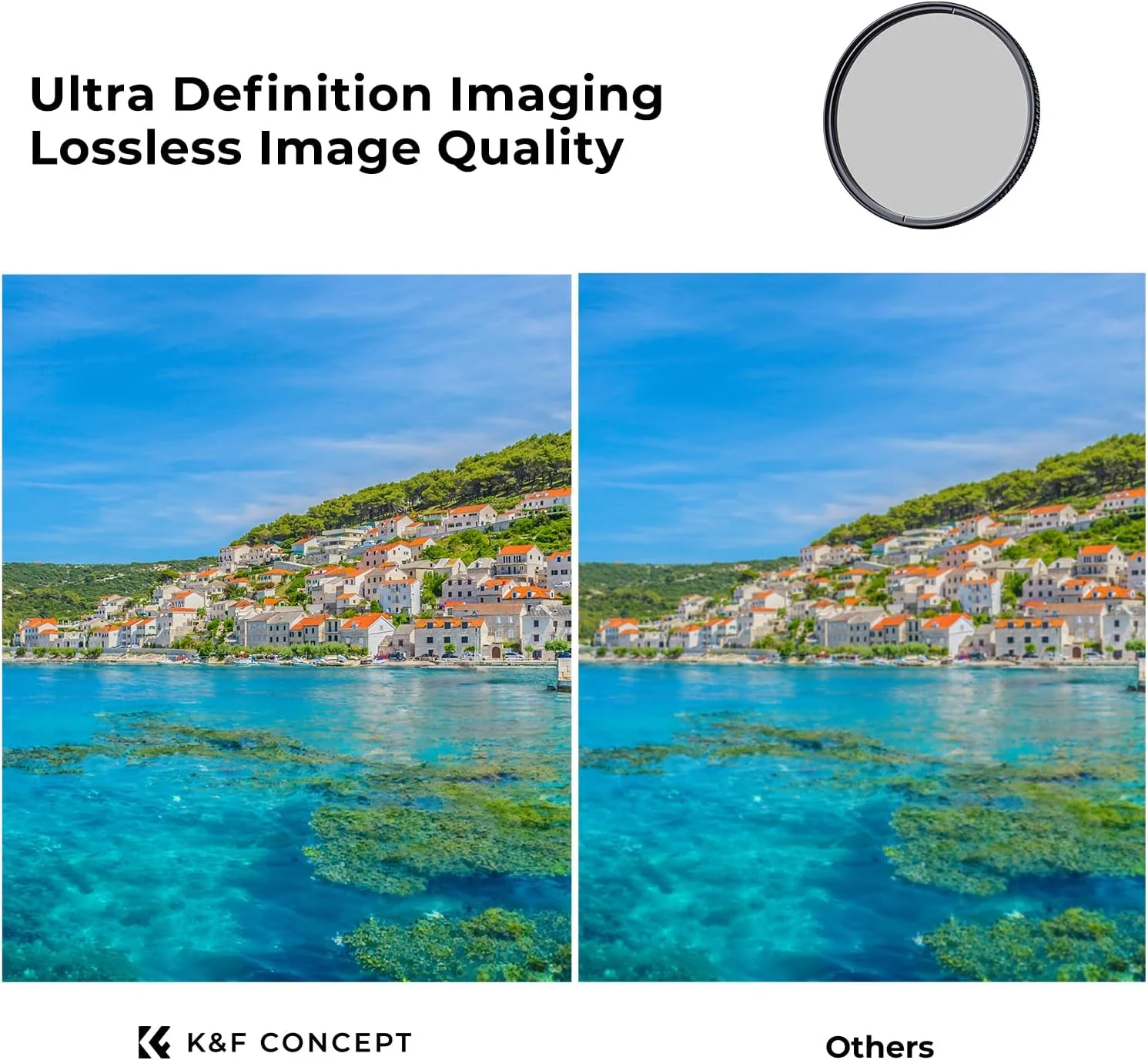 فیلتر پلاریزه رنگ واقعی 55 میلیمتری K&F Concept، فیلتر پلاریزه دایرهای فوقالعاده باریک با 28 پوشش چند لایه، فیلتر CPL ضد خش و ضد آب برای لنز دوربین (سری Nano-X) فیلتر پلاریزه رنگ واقعی 55 میلیمتری K&F Concept، فیلتر پلاریزه دایرهای فوقالعاده باریک با 28 پوشش چند لایه، فیلتر CPL ضد خش و ضد آب برای لنز دوربین (سری Nano-X)