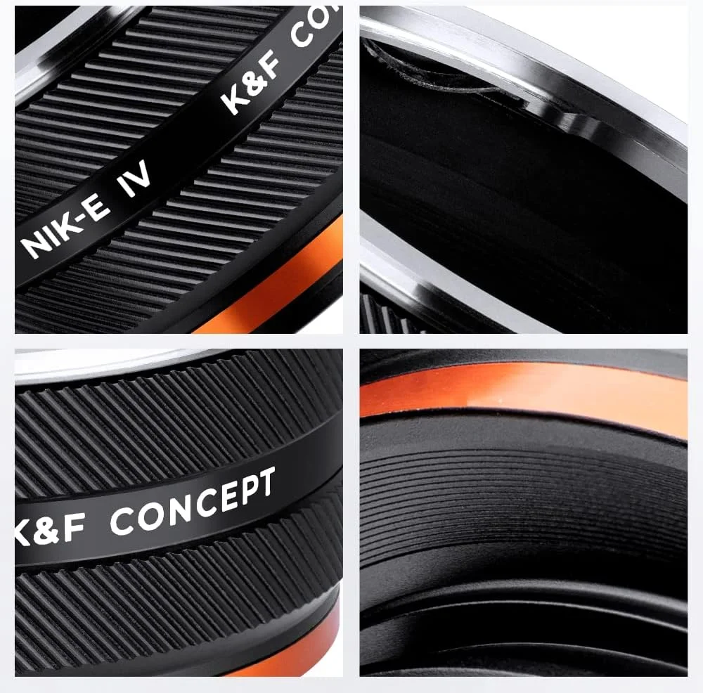 آداپتور اتصال لنز K&F Concept NIK-NEX IV با فوکوس دستی سازگار با لنز Nikon F و بدنه دوربین Sony E Mount آداپتور اتصال لنز K&F Concept NIK-NEX IV با فوکوس دستی سازگار با لنز Nikon F و بدنه دوربین Sony E Mount