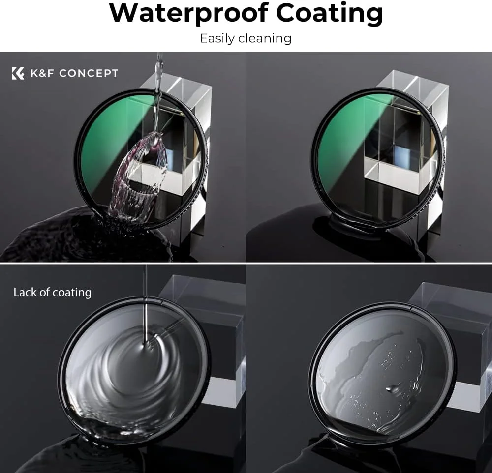 فیلتر پلاریزه دایره ای 82 میلی متری، فیلتر پلاریزه دایره ای ضد آب K&F Concept با 24 پوشش چند لایه فیلتر CPL برای لنز دوربین 82 میلی متری (سری D) فیلتر پلاریزه دایره ای 82 میلی متری، فیلتر پلاریزه دایره ای ضد آب K&F Concept با 24 پوشش چند لایه فیلتر CPL برای لنز دوربین 82 میلی متری (سری D)