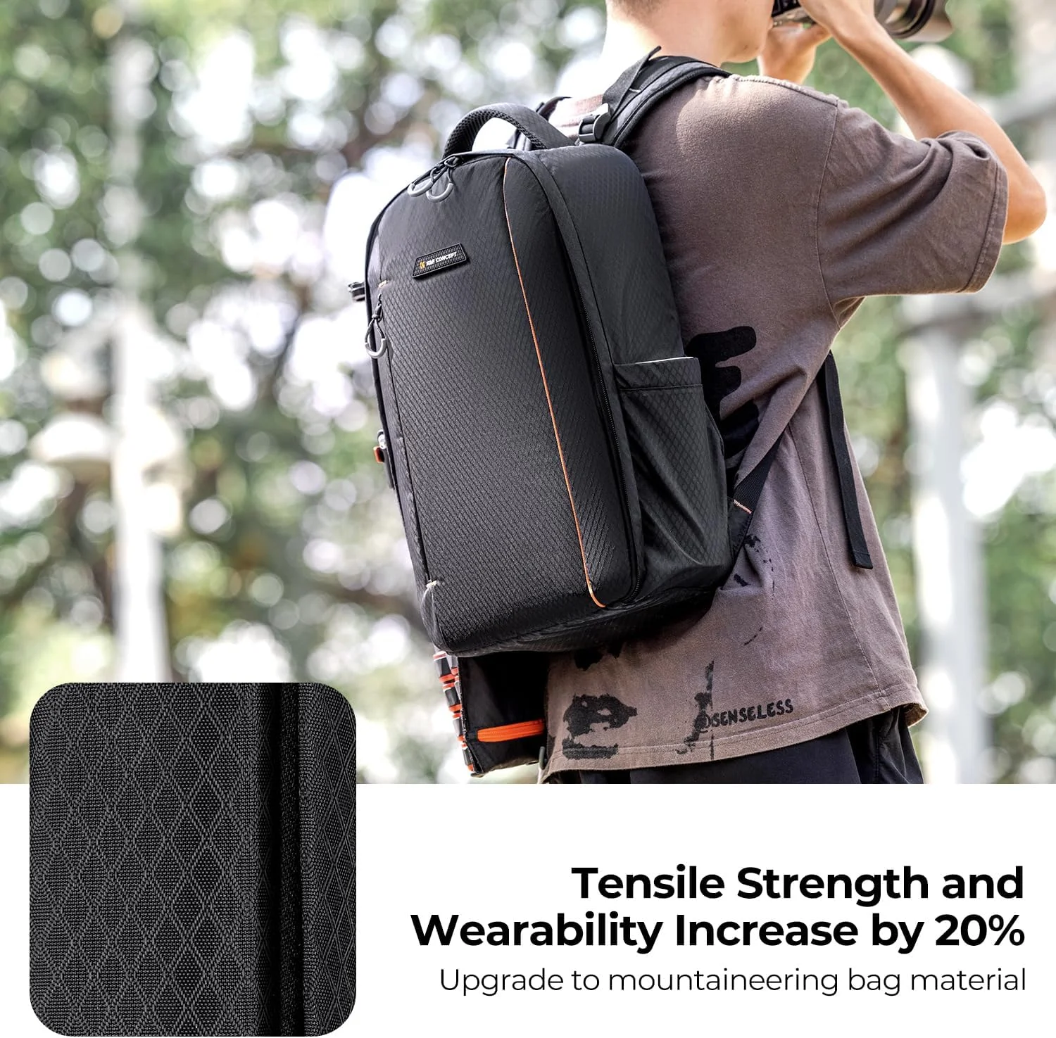 کیف کوله پشتی دوربین حرفه ای K&F Concept کیف کوله پشتی دوربین حرفه ای K&F Concept