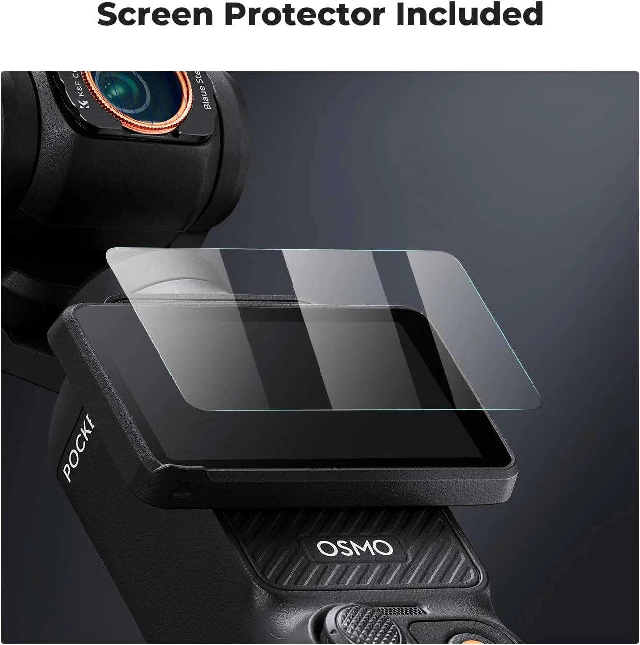 فیلتر خط آبی K&F Concept سازگار با DJI Osmo Pocket 3، فیلتر لنز جلوه های ویژه آنامورفیک فیلتر خط آبی K&F Concept سازگار با DJI Osmo Pocket 3، فیلتر لنز جلوه های ویژه آنامورفیک