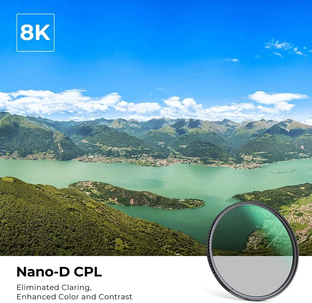 فیلتر پلاریزه دایرهای 40.5 میلیمتری K&F Concept، فیلتر پلاریزه دایرهای ضد آب با 24 پوشش چند لایه CPL برای لنز دوربین 40.5 میلیمتری (سری D) فیلتر پلاریزه دایرهای 40.5 میلیمتری K&F Concept، فیلتر پلاریزه دایرهای ضد آب با 24 پوشش چند لایه CPL برای لنز دوربین 40.5 میلیمتری (سری D)