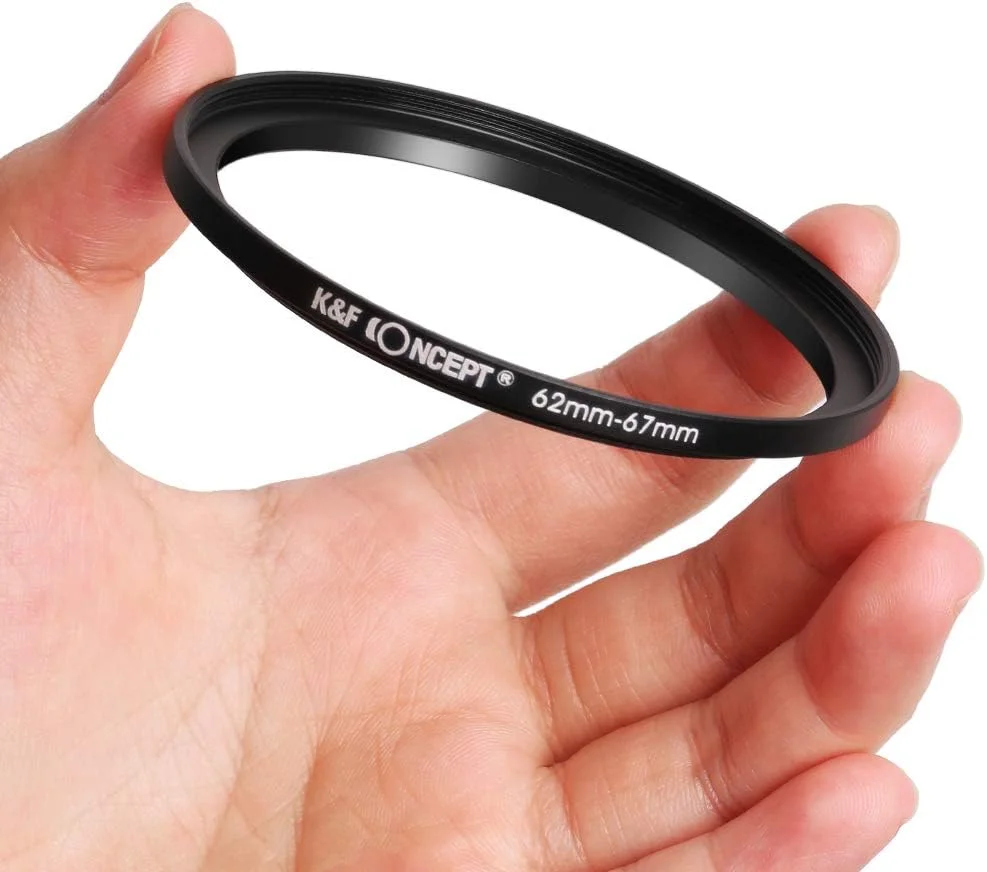 مجموعه حلقه های تبدیل سایز لنز فلزی 11 عددی K&F Concept شامل حلقه های افزایش سایز 26-30MM، 30-37MM، 37-43MM، 43-52MM، 52-55MM، 55-58MM، 58-62MM، 62-67MM، 67-72MM، 72-77MM، 77-82MM سازگار با لنز دوربین های DSLR کانن و نیکون مجموعه حلقه های تبدیل سایز لنز فلزی 11 عددی K&F Concept شامل حلقه های افزایش سایز 26-30MM، 30-37MM، 37-43MM، 43-52MM، 52-55MM، 55-58MM، 58-62MM، 62-67MM، 67-72MM، 72-77MM، 77-82MM سازگار با لنز دوربین های DSLR کانن و نیکون