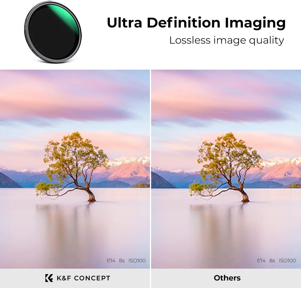 فیلتر ND متغیر مغناطیسی 82 میلیمتری K&F Concept ND8-ND128 (3 تا 7 استاپ) + کیت حلقه پایه مغناطیسی، چگالی خنثی قابل تنظیم با 28 پوشش چند لایه ضد آب (سری Nano-X) فیلتر ND متغیر مغناطیسی 82 میلیمتری K&F Concept ND8-ND128 (3 تا 7 استاپ) + کیت حلقه پایه مغناطیسی، چگالی خنثی قابل تنظیم با 28 پوشش چند لایه ضد آب (سری Nano-X)