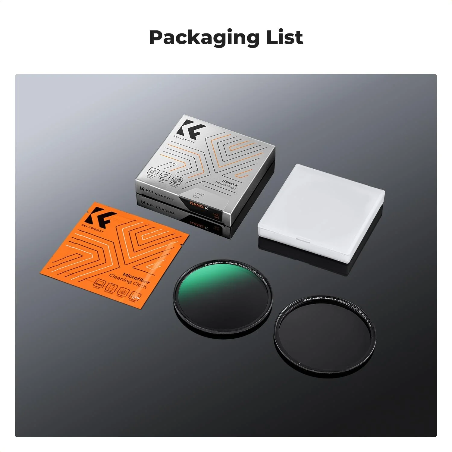 فیلتر پلاریزه دایره ای باریک K&F Concept سری K با قطر 62 میلی متر، فیلتر مغناطیسی CPL، شیشه نوری و آلومینیوم برای لنزهای دوربین عکاسی فیلتر پلاریزه دایره ای باریک K&F Concept سری K با قطر 62 میلی متر، فیلتر مغناطیسی CPL، شیشه نوری و آلومینیوم برای لنزهای دوربین عکاسی
