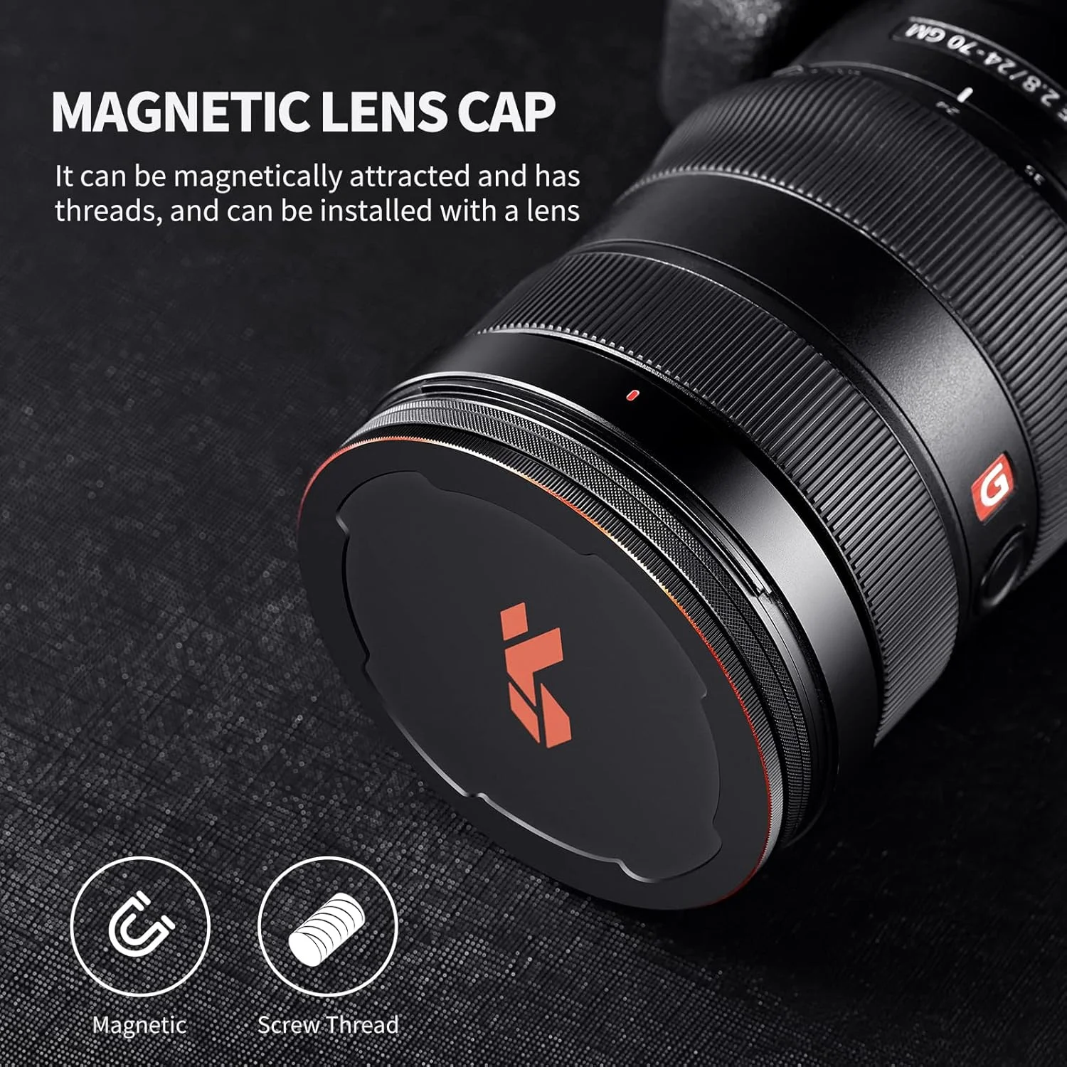 فیلتر لنز ND1000 مغناطیسی سیستم تعویض سریع K&F Concept (فیلتر چگالی خنثی ثابت 10 استاپ) آبگریز با 28 پوشش چند لایه برای لنز دوربین (82 میلی متر) فیلتر لنز ND1000 مغناطیسی سیستم تعویض سریع K&F Concept (فیلتر چگالی خنثی ثابت 10 استاپ) آبگریز با 28 پوشش چند لایه برای لنز دوربین (82 میلی متر)