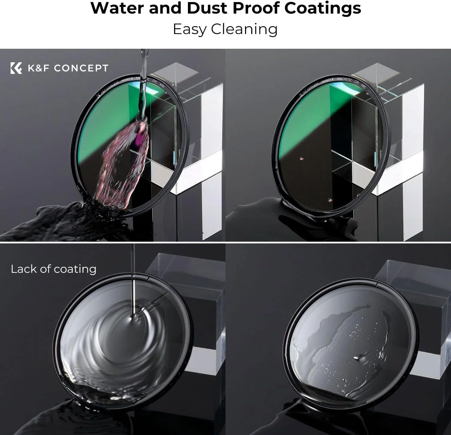 فیلتر پلاریزه دایره ای مغناطیسی 58 میلی متری K&F Concept + کیت حلقه پایه مغناطیسی مقاوم در برابر آب و خش فیلتر پلاریزه CPL با 28 پوشش چند لایه برای لنز دوربین (سری Nano-X) فیلتر پلاریزه دایره ای مغناطیسی 58 میلی متری K&F Concept + کیت حلقه پایه مغناطیسی مقاوم در برابر آب و خش فیلتر پلاریزه CPL با 28 پوشش چند لایه برای لنز دوربین (سری Nano-X)