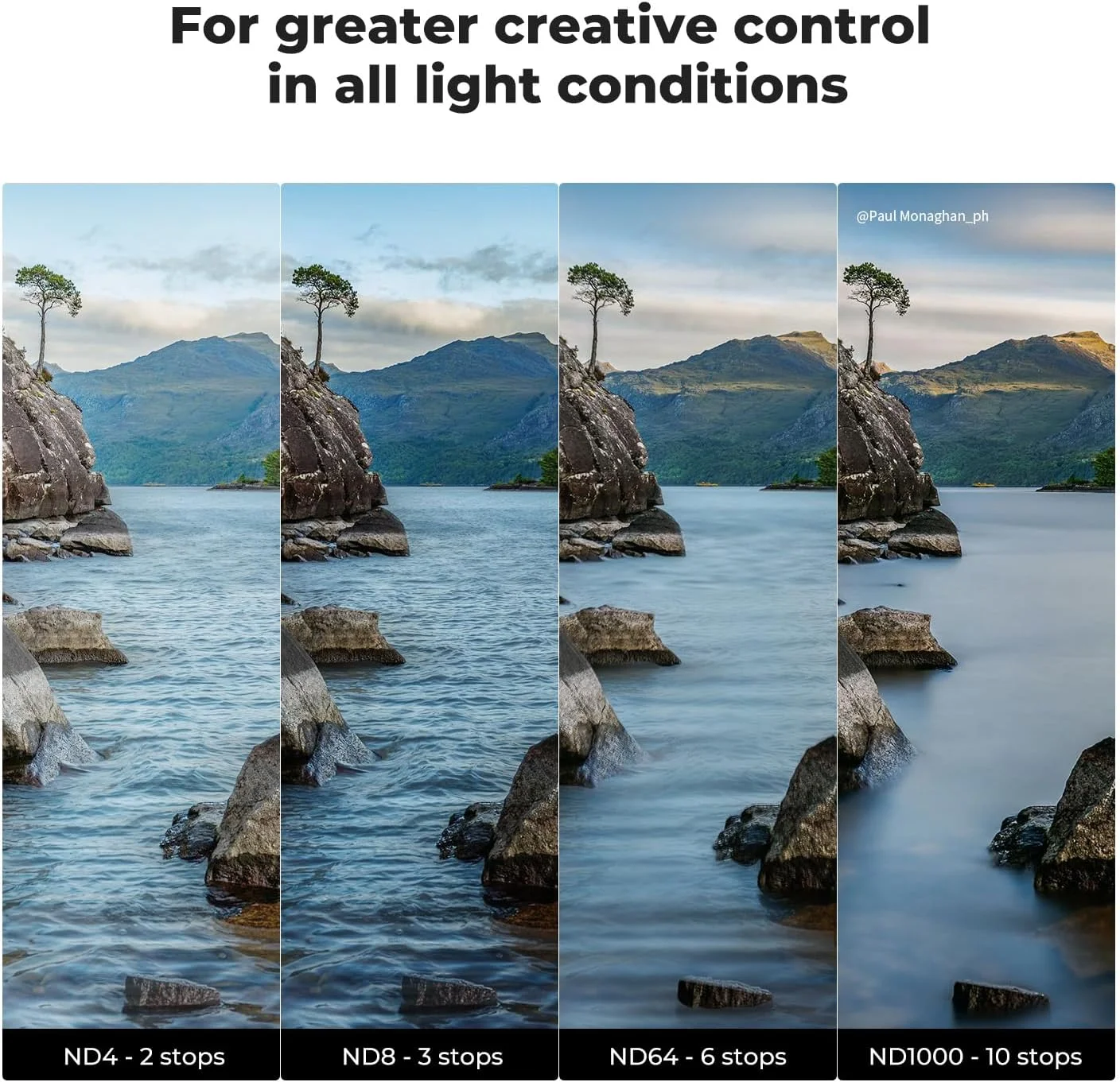 کیت فیلتر چگالی خنثی K&F CONCEPT سایز 52mm ND4 ND8 ND64 ND1000 با وضوح بالا، مقاوم در برابر آب، ضد خش و ضد انعکاس برای لنز دوربین DSLR کیت فیلتر چگالی خنثی K&F CONCEPT سایز 52mm ND4 ND8 ND64 ND1000 با وضوح بالا، مقاوم در برابر آب، ضد خش و ضد انعکاس برای لنز دوربین DSLR