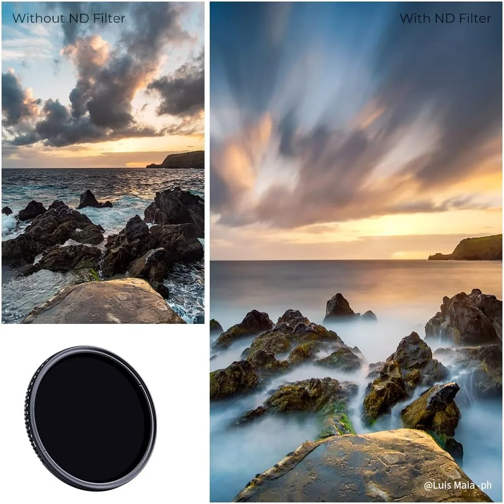K&F CONCEPT 52mm Variable Neutral Density Lens Filter ND8-ND2000 (3-11stop) Waterproof Adjustable ND Lens Filter with 24 Multi-Layer Coatings for Camera Lens (D-Series) K&F CONCEPT 52mm Variable Neutral Density Lens Filter ND8-ND2000 (3-11stop) Waterproof Adjustable ND Lens Filter with 24 Multi-Layer Coatings for Camera Lens (D-Series)