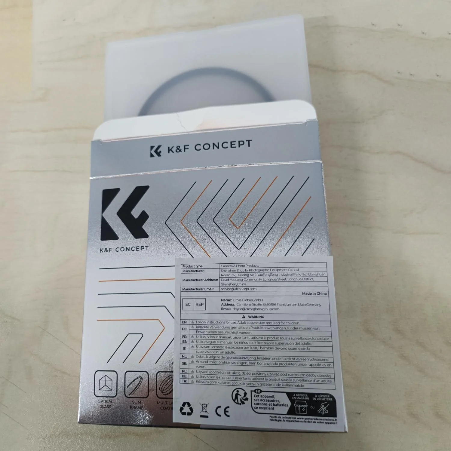 فیلتر ND متغیر K&F Concept با اندازه 39 میلیمتر، چگالی خنثی ND2-ND400 با پوشش و 3 عدد دستمال تمیز کننده برای لنز دوربین DSLR فیلتر ND متغیر K&F Concept با اندازه 39 میلیمتر، چگالی خنثی ND2-ND400 با پوشش و 3 عدد دستمال تمیز کننده برای لنز دوربین DSLR