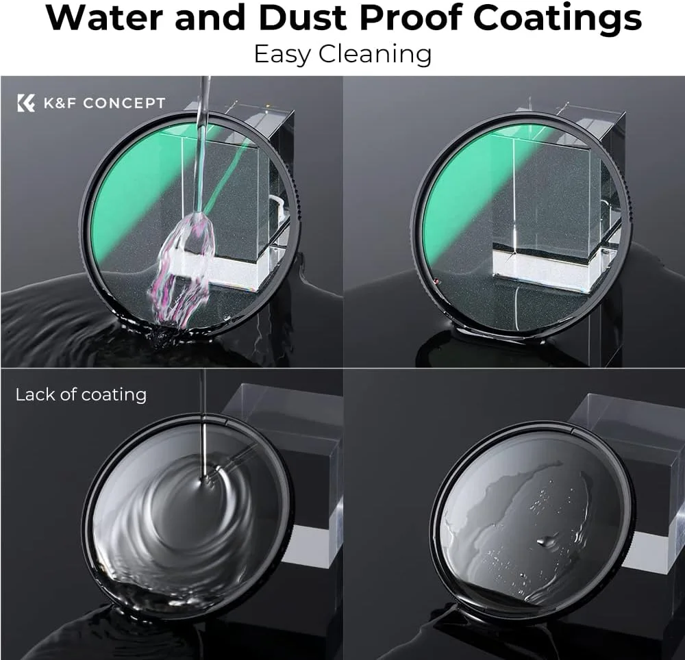 K&F Concept 82mm Shimmer Diffusion 1 Filter Glimmer Glass Effect Filter with 28 Multi-Coatings for Camera Lenses (Nano-X Series) K&F Concept 82mm Shimmer Diffusion 1 Filter Glimmer Glass Effect Filter with 28 Multi-Coatings for Camera Lenses (Nano-X Series)