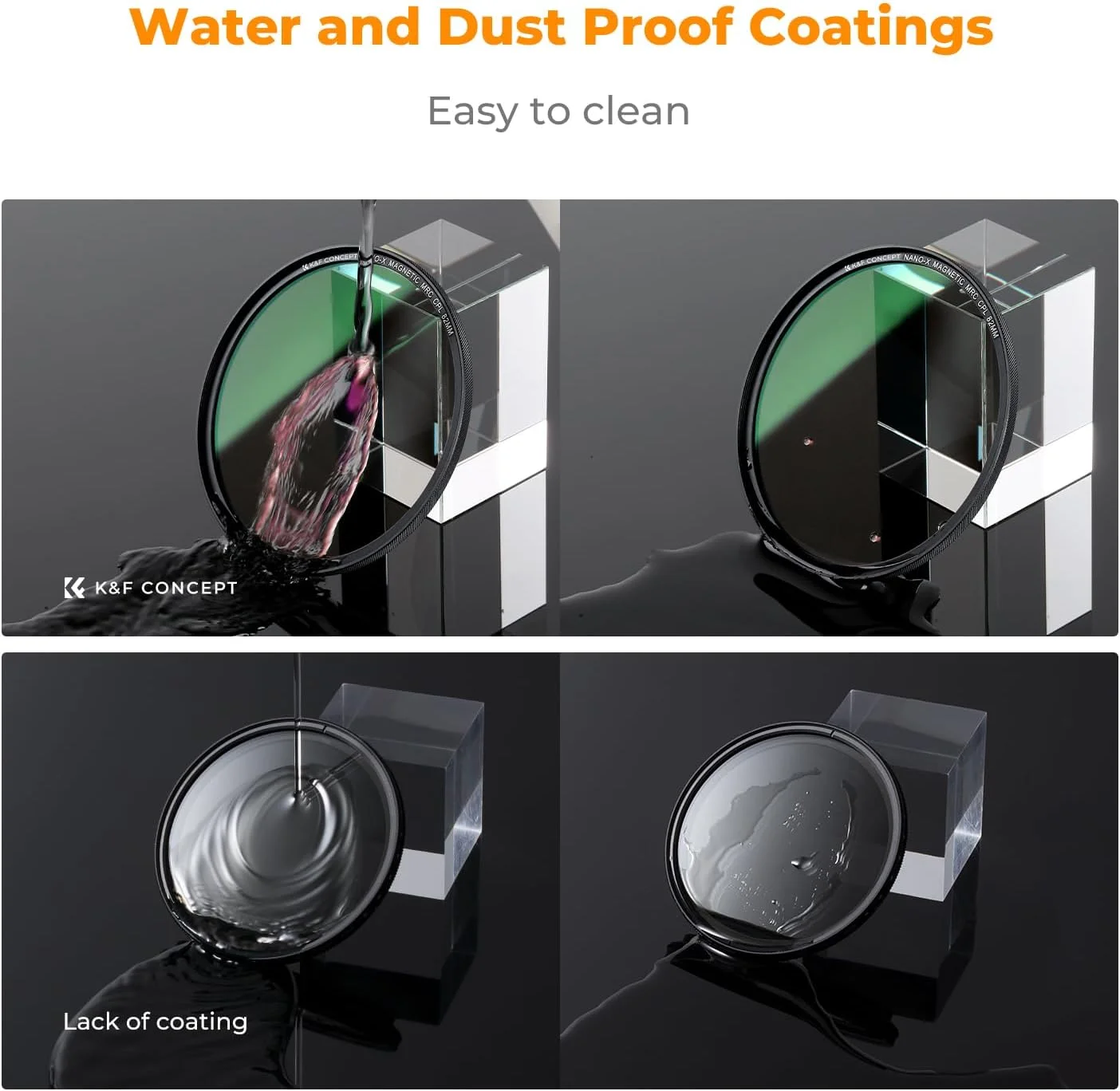 K&F Concept 46mm Magnetic MCUV CPL Fixed ND1000 Magnetic Basic Ring 4-in-1 Lens Filters Kit with 28 Multi-Coatings for Camera Lens (Nano-X Series) K&F Concept 46mm Magnetic MCUV CPL Fixed ND1000 Magnetic Basic Ring 4-in-1 Lens Filters Kit with 28 Multi-Coatings for Camera Lens (Nano-X Series)