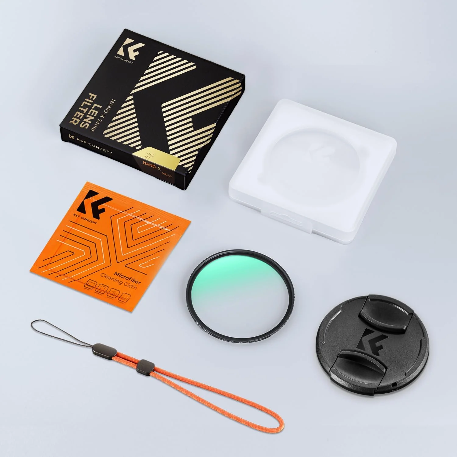 K&F Concept 49mm MCUV Lens Filter with Lens Cap Cleaning Cloth X-Series UV Protection Filter 28-Layer Multi Coated for Camera Lens K&F Concept 49mm MCUV Lens Filter with Lens Cap Cleaning Cloth X-Series UV Protection Filter 28-Layer Multi Coated for Camera Lens