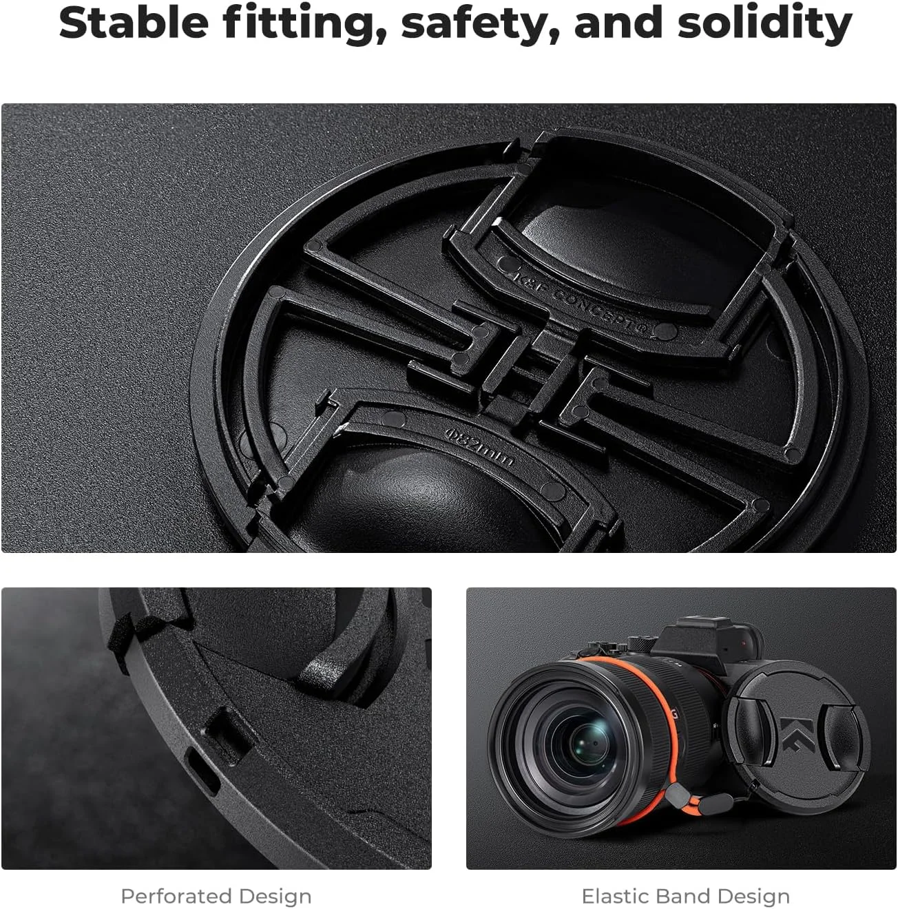 فیلتر لنز ND2-ND400 کانسپت K&F سایز 77 میلی‌متر، فوق‌العاده باریک به همراه دستمال تمیز کننده و درب لنز، شیشه اپتیکال با 18 لایه پوشش چندگانه (سری K)