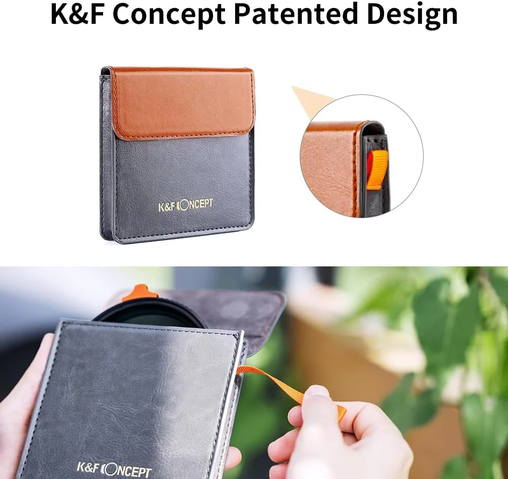 فیلتر ND متغیر 67 میلیمتری ND2-ND400 نانو-X (9 استاپ) K&F Concept با پوشش چند لایه 28 لایه شیشه اپتیکال ژاپنی قابل تنظیم برای لنز دوربین + کیف چرمی فیلتر فیلتر ND متغیر 67 میلیمتری ND2-ND400 نانو-X (9 استاپ) K&F Concept با پوشش چند لایه 28 لایه شیشه اپتیکال ژاپنی قابل تنظیم برای لنز دوربین + کیف چرمی فیلتر