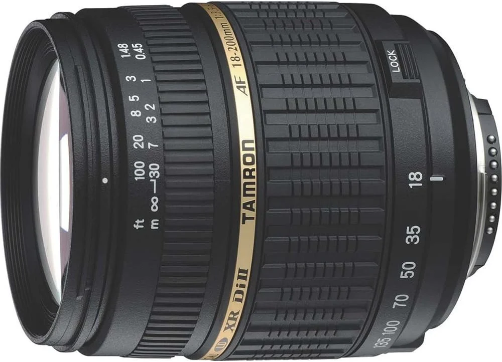 لنز تامرون AF18-200mm F/3.5-6.3 XR Di II LD Aspherical IF Macro / مانت Konica-Minolta / فوکوس خودکار