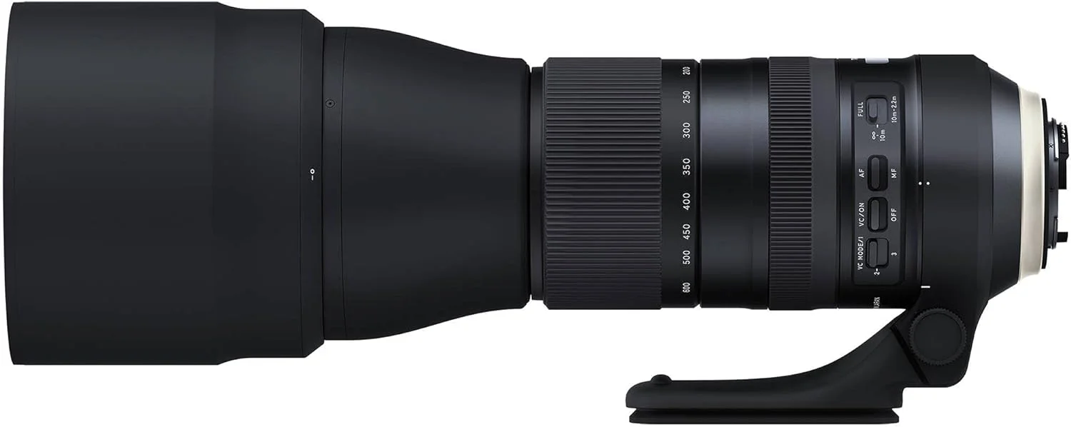لنز تامرون SP 150-600mm F/5-6.3 DI VC USD G2 A022E برای دوربین کانن، مشکی لنز تامرون SP 150-600mm F/5-6.3 DI VC USD G2 A022E برای دوربین کانن، مشکی