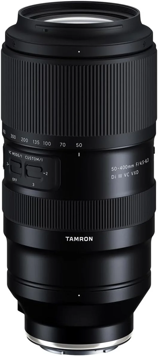 لنز تامرون 50-400mm f/4.5-6.3 Di III VC VXD برای دوربین های بدون آینه فول فریم سونی نسخه امارات