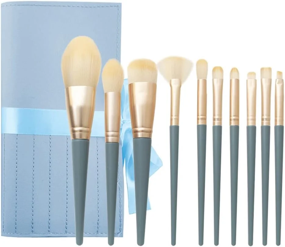 ست برس آرایشی Skipdr موهای نرم صورتی برس پودر ست کامل ابزار آرایش برس پودر