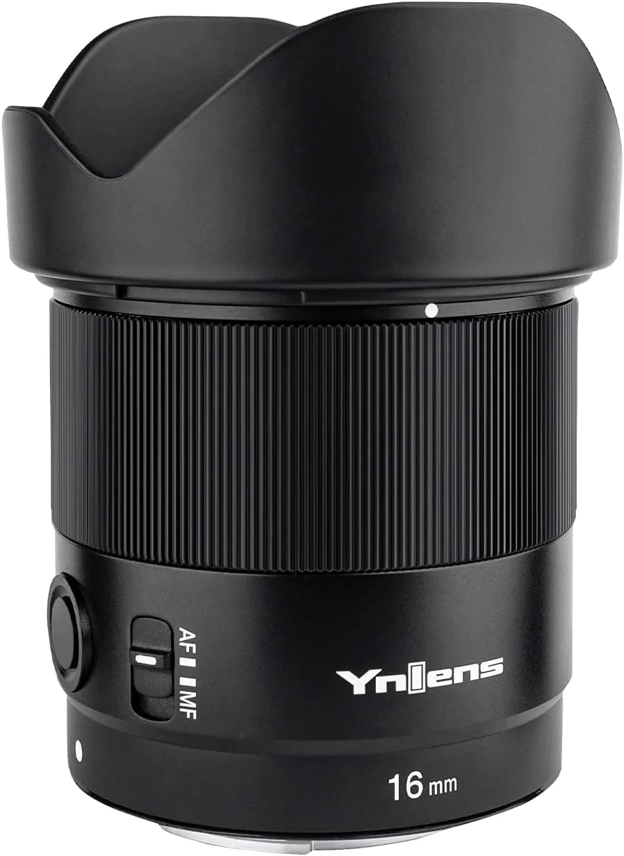 لنز پرایم واید انگل 16 میلی متری YONGNUO YN16MM F1.8S برای Sony E-Mount، دیافراگم بزرگ F1.8، فوکوس خودکار، فریم APS-C لنز پرایم واید انگل 16 میلی متری YONGNUO YN16MM F1.8S برای Sony E-Mount، دیافراگم بزرگ F1.8، فوکوس خودکار، فریم APS-C
