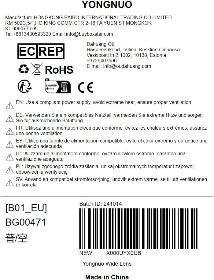 لنز واید انگل یونگنو 35 میلیمتر F2 با دهانه EF برای دوربین های Canon EOS 500D 600D 650D 700D 5D Mark II 5D Mark III 5Ds 5Ds R 6D 7D Mark II و غیره لنز واید انگل یونگنو 35 میلیمتر F2 با دهانه EF برای دوربین های Canon EOS 500D 600D 650D 700D 5D Mark II 5D Mark III 5Ds 5Ds R 6D 7D Mark II و غیره