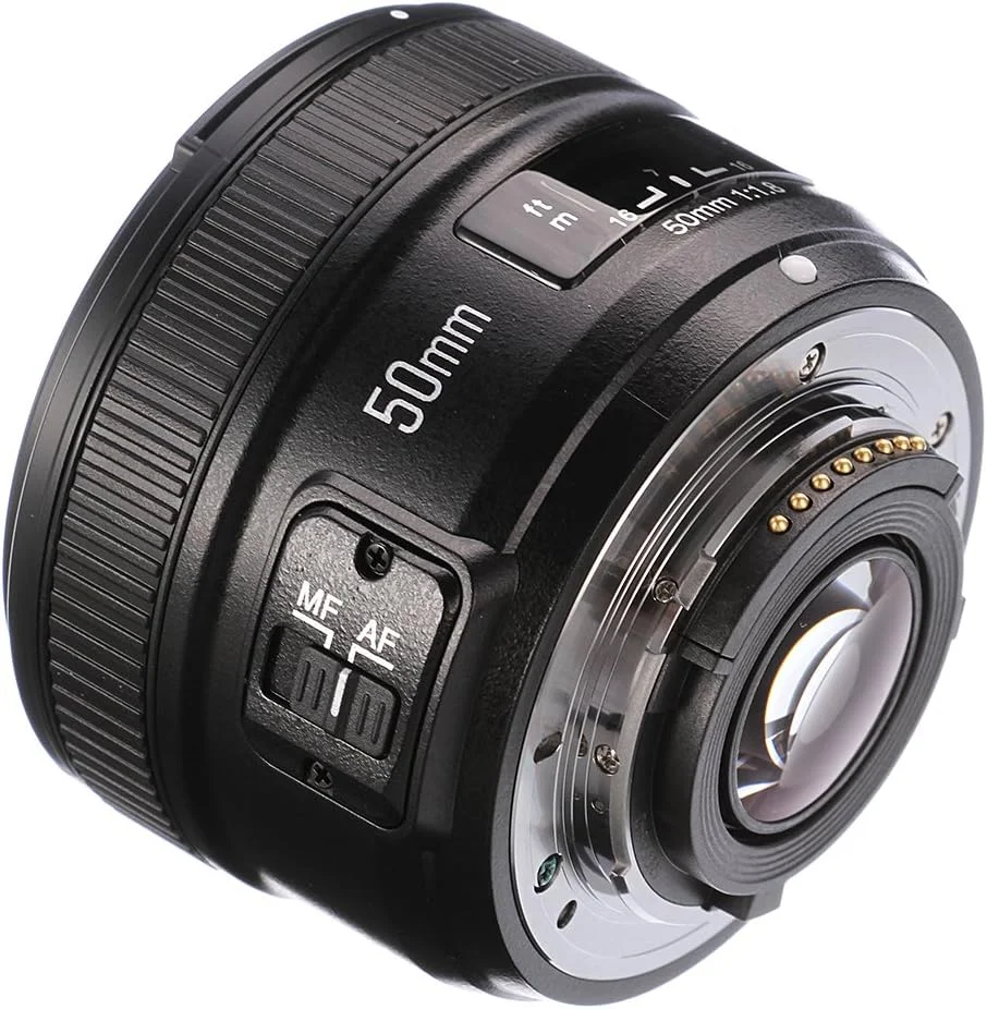 لنز استاندارد و پرایم 50mm F1.8 یونگنو YONGNUO با دیافراگم بزرگ، فوکوس خودکار و دستی AF MF برای دوربین های DSLR نیکون لنز استاندارد و پرایم 50mm F1.8 یونگنو YONGNUO با دیافراگم بزرگ، فوکوس خودکار و دستی AF MF برای دوربین های DSLR نیکون