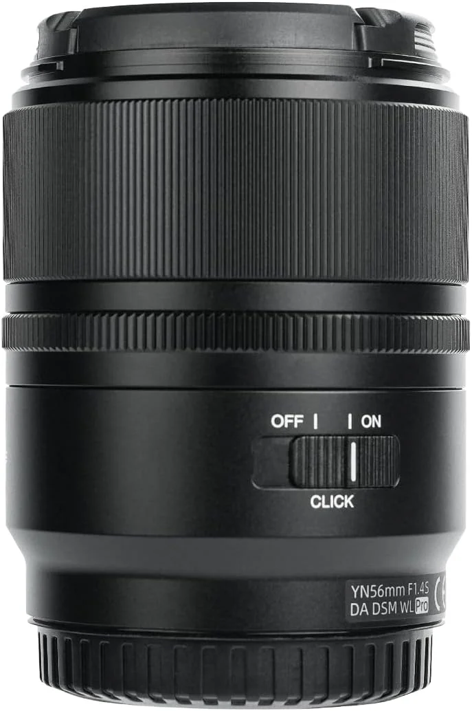 لنز 56mm F1.4 با دیافراگم بزرگ YONGNUO | لنز APS-C برای Sony E-Mount | فوکوس خودکار فوق العاده سریع و بی صدا | عکاسی پرتره و نور کم | کنترل بی سیم و طراحی مقاوم در برابر آب و هوا YN56mm F1.4S DA DSM WL PRO لنز 56mm F1.4 با دیافراگم بزرگ YONGNUO | لنز APS-C برای Sony E-Mount | فوکوس خودکار فوق العاده سریع و بی صدا | عکاسی پرتره و نور کم | کنترل بی سیم و طراحی مقاوم در برابر آب و هوا YN56mm F1.4S DA DSM WL PRO