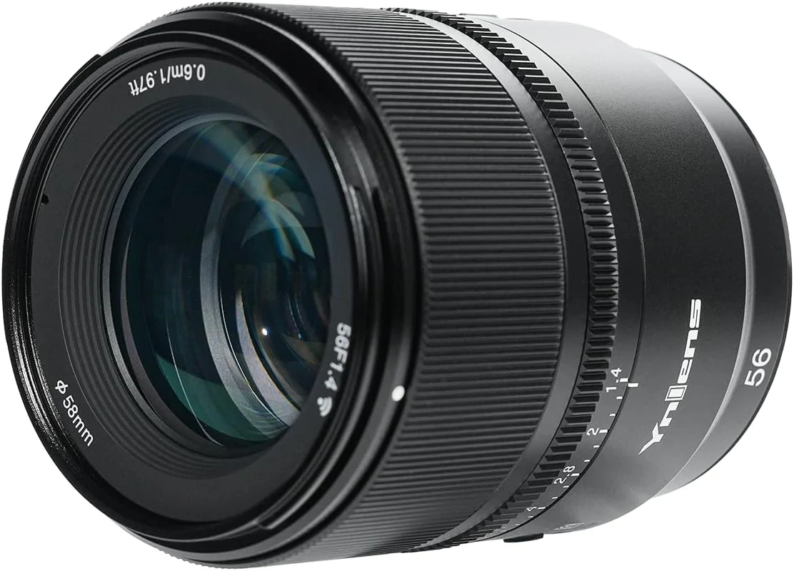 لنز 56mm F1.4 با دیافراگم بزرگ YONGNUO | لنز APS-C برای Sony E-Mount | فوکوس خودکار فوق العاده سریع و بی صدا | عکاسی پرتره و نور کم | کنترل بی سیم و طراحی مقاوم در برابر آب و هوا YN56mm F1.4S DA DSM WL PRO لنز 56mm F1.4 با دیافراگم بزرگ YONGNUO | لنز APS-C برای Sony E-Mount | فوکوس خودکار فوق العاده سریع و بی صدا | عکاسی پرتره و نور کم | کنترل بی سیم و طراحی مقاوم در برابر آب و هوا YN56mm F1.4S DA DSM WL PRO