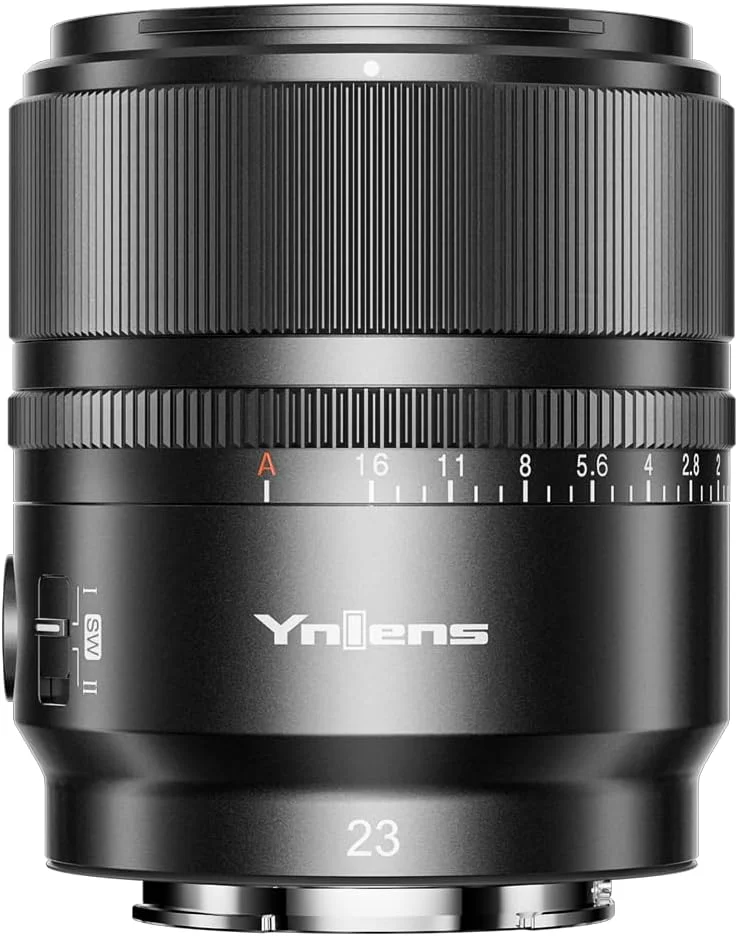 لنز 23mm f/1.4 YONGNUO با مانت E و فوکوس خودکار APS-C برای دوربین های سونی با مانت E مدل ZV-E10 II، ZV-E10a6700a6600a6500a6400a6300a6100a6000a5100a5000 لنز 23mm f/1.4 YONGNUO با مانت E و فوکوس خودکار APS-C برای دوربین های سونی با مانت E مدل ZV-E10 II، ZV-E10a6700a6600a6500a6400a6300a6100a6000a5100a5000