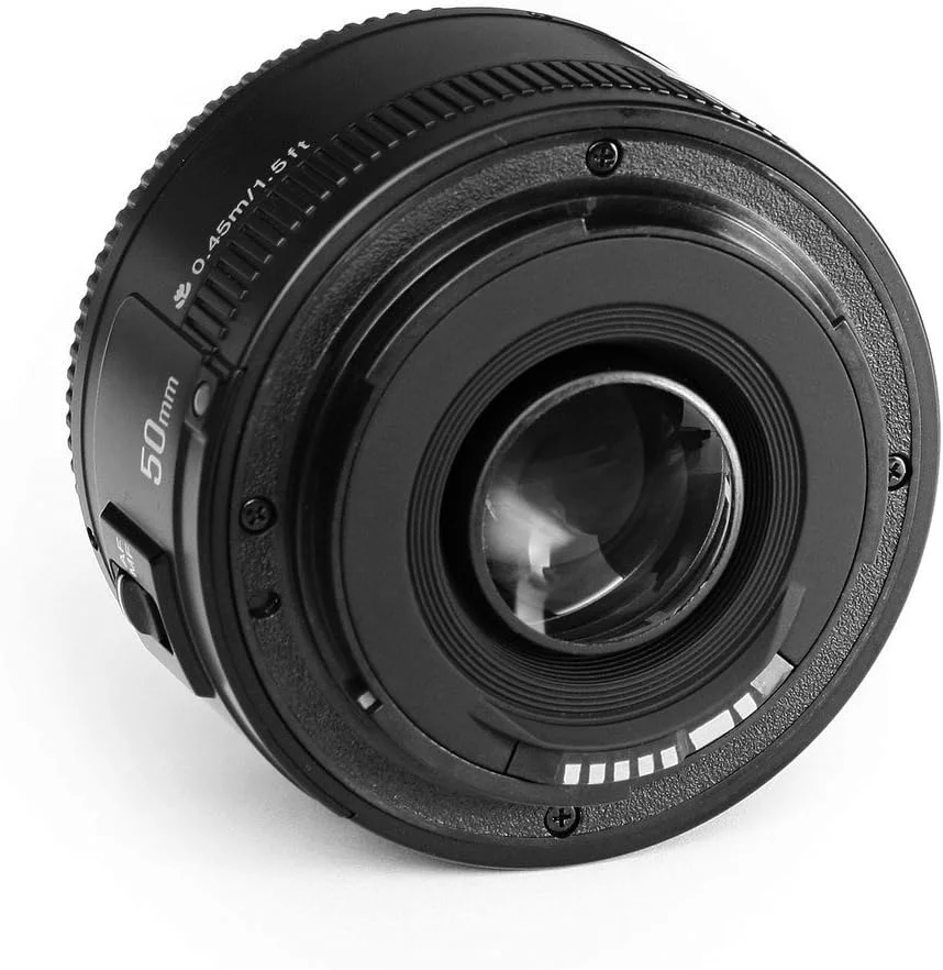 لنز استاندارد پرایم 50mm F/1.8 یونگنو EF YN 1:1.8 برای دوربین دیجیتال کانن ریبل لنز استاندارد پرایم 50mm F/1.8 یونگنو EF YN 1:1.8 برای دوربین دیجیتال کانن ریبل