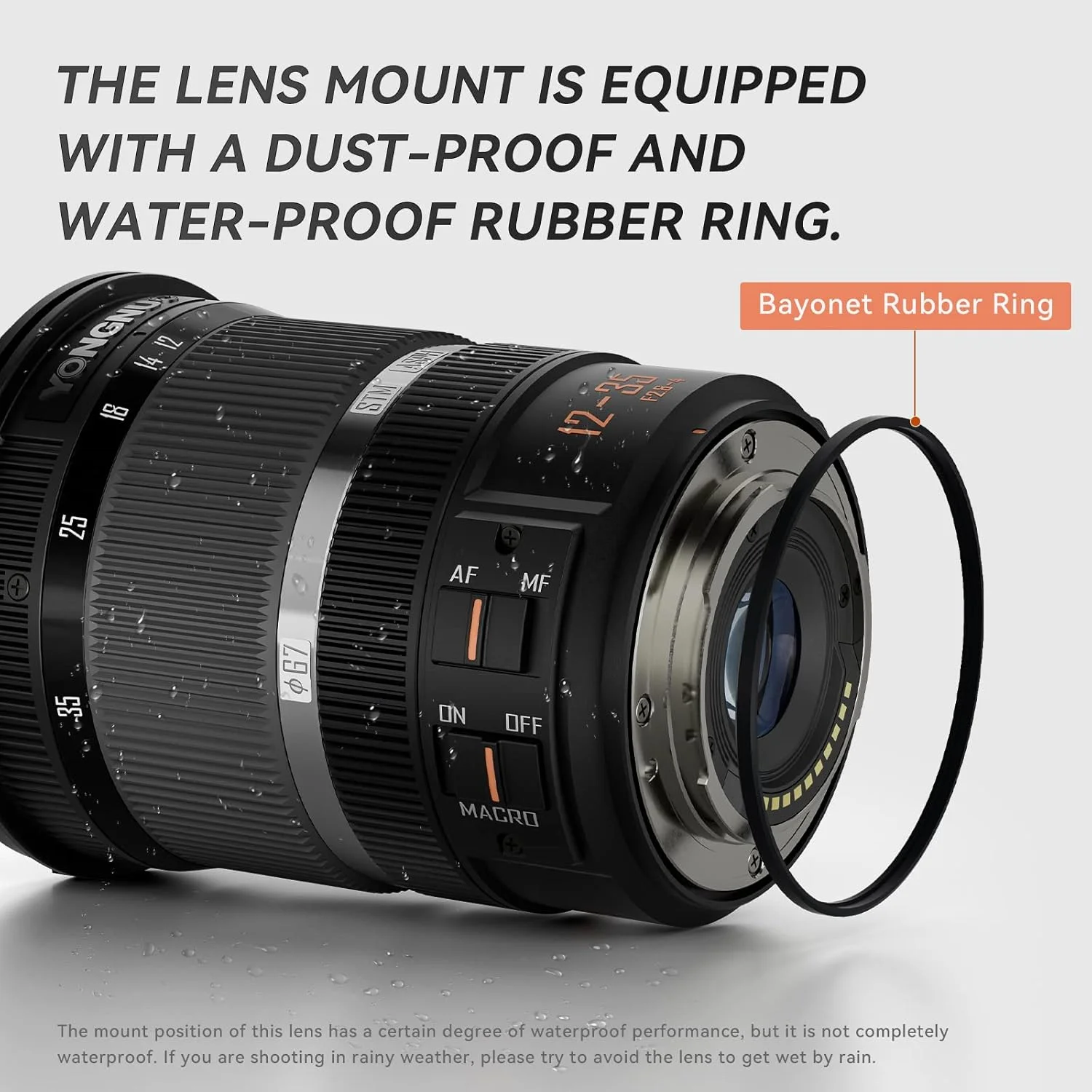 لنز زوم استاندارد YONGNUO YN12-35mm F2.8-4M، ASPH با فوکوس خودکار برای دوربینهای میکرو چهار سوم پاناسونیک LUMIX لنز زوم استاندارد YONGNUO YN12-35mm F2.8-4M، ASPH با فوکوس خودکار برای دوربینهای میکرو چهار سوم پاناسونیک LUMIX