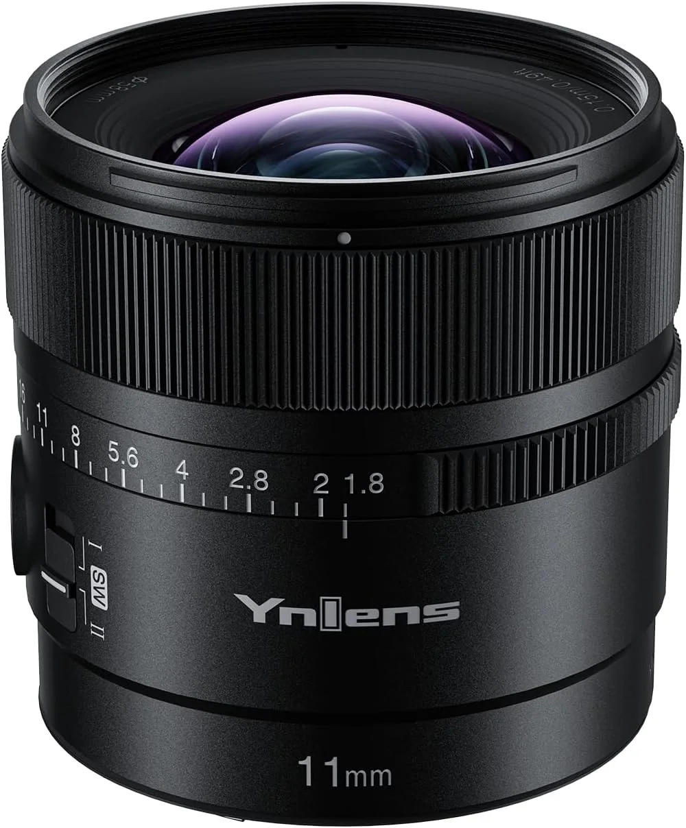 لنز پرایم ثابت واید انگل YONGNUO YN11MM F1.8S DA DSM WL برای سونی، لنز APS-C با دیافراگم بزرگ و فوکوس خودکار برای دوربینهای بدون آینه Sony E Mount لنز پرایم ثابت واید انگل YONGNUO YN11MM F1.8S DA DSM WL برای سونی، لنز APS-C با دیافراگم بزرگ و فوکوس خودکار برای دوربینهای بدون آینه Sony E Mount
