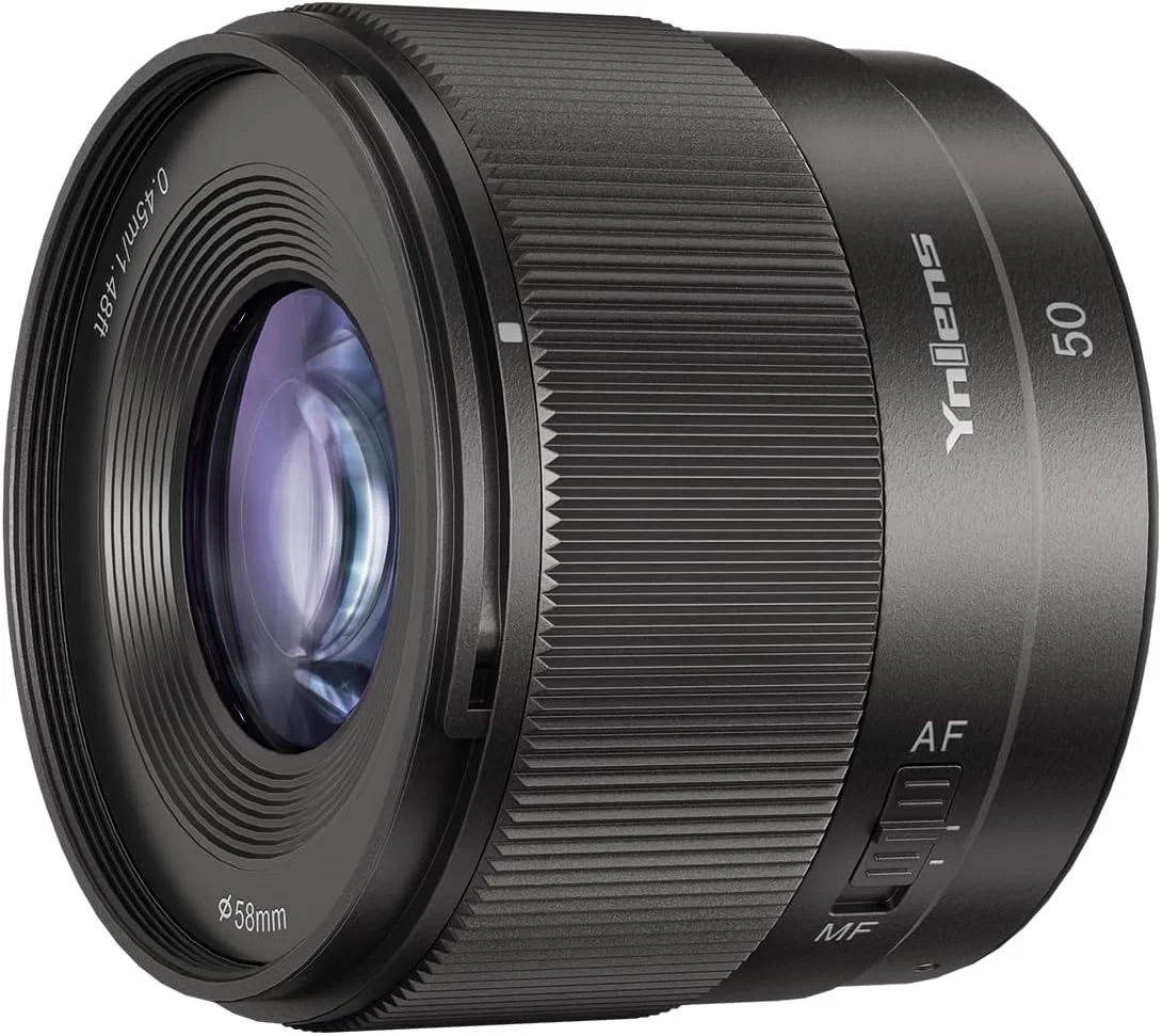 لنز فوکوس خودکار YONGNUO 50F1.8S DA برای دوربین های Sony E-Mount APS-C، دیافراگم بزرگ F1.8، بدنه فلزی سبک، سازگار با A6100/A6400/A6600/ZV-E10/A5100/A6000/A6300/A6500 (مشکی) لنز فوکوس خودکار YONGNUO 50F1.8S DA برای دوربین های Sony E-Mount APS-C، دیافراگم بزرگ F1.8، بدنه فلزی سبک، سازگار با A6100/A6400/A6600/ZV-E10/A5100/A6000/A6300/A6500 (مشکی)