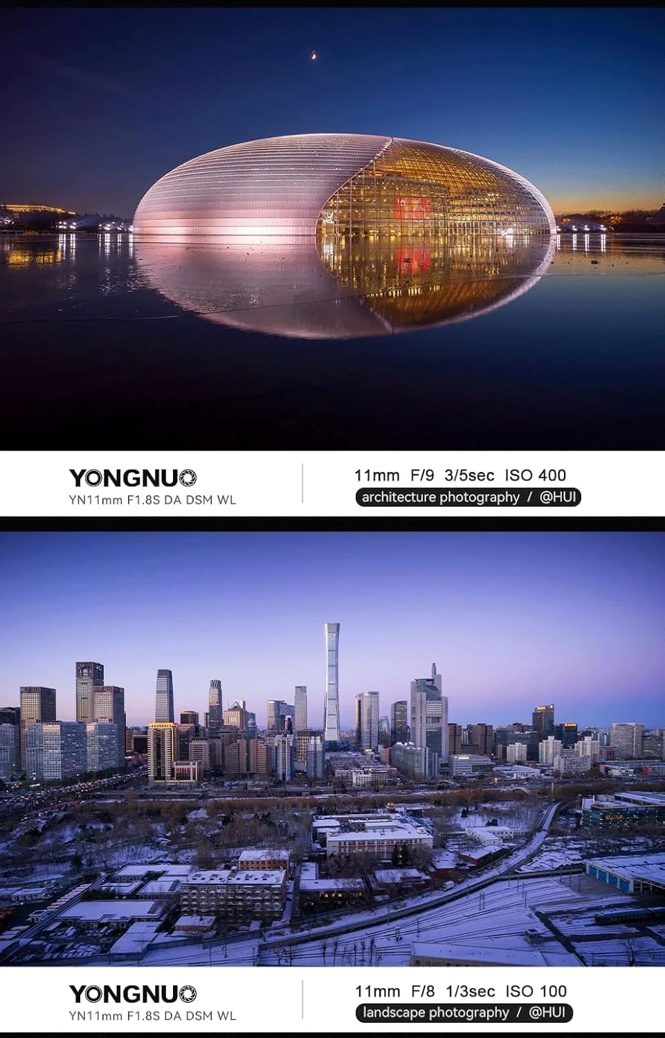 لنز زاویه باز فوق العاده و دیافراگم بزرگ YN11mm F1.8S DA DSM برای دوربین های بدون آینه APS-C با مانت Sony E لنز زاویه باز فوق العاده و دیافراگم بزرگ YN11mm F1.8S DA DSM برای دوربین های بدون آینه APS-C با مانت Sony E