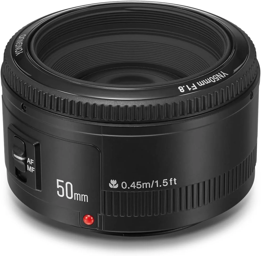 لنز YONGNUO YN50mm F1.8 با دیافراگم بزرگ و فوکوس خودکار سازگار با دوربین های Canon EF Mount EOS لنز YONGNUO YN50mm F1.8 با دیافراگم بزرگ و فوکوس خودکار سازگار با دوربین های Canon EF Mount EOS