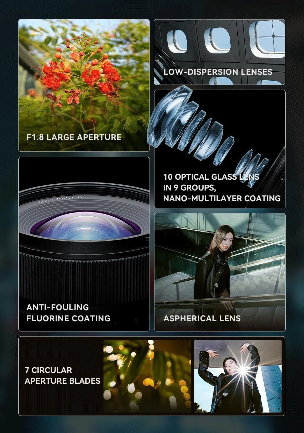 لنز زاویه باز فوق العاده و دیافراگم بزرگ YN11mm F1.8S DA DSM برای دوربین های بدون آینه APS-C با مانت Sony E لنز زاویه باز فوق العاده و دیافراگم بزرگ YN11mm F1.8S DA DSM برای دوربین های بدون آینه APS-C با مانت Sony E