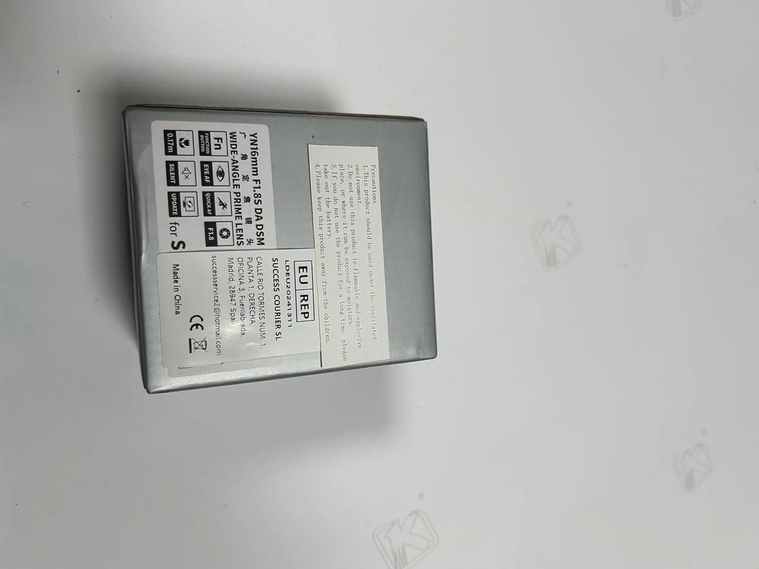 لنز یونگنو YN16MM F1.8S DA DSM لنز یونگنو YN16MM F1.8S DA DSM