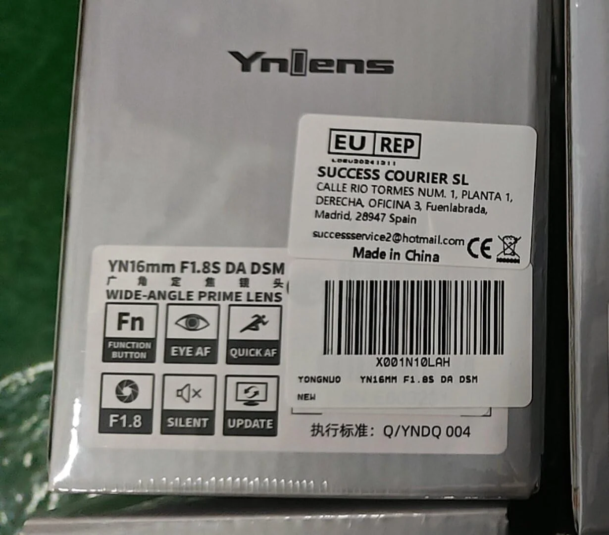 لنز یونگنو YN16MM F1.8S DA DSM لنز یونگنو YN16MM F1.8S DA DSM