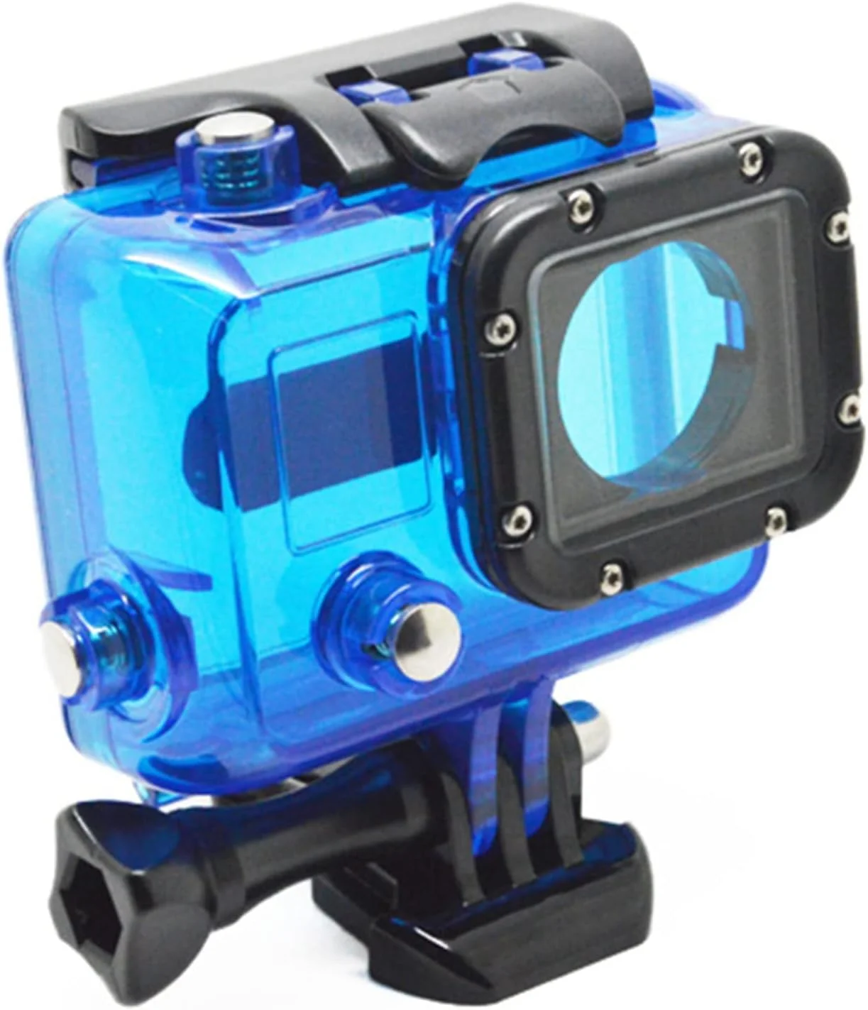 محافظ دوربین اکشن eWINNER / قاب ضد ضربه / طرف باز برای FPV / محفظه محافظ اسکلتی بدون لنز سازگار با دوربین های GoPro Hero4 Hero3 Hero3+ / همراه با گیره نصب سریع و پیچ شست محافظ دوربین اکشن eWINNER / قاب ضد ضربه / طرف باز برای FPV / محفظه محافظ اسکلتی بدون لنز سازگار با دوربین های GoPro Hero4 Hero3 Hero3+ / همراه با گیره نصب سریع و پیچ شست