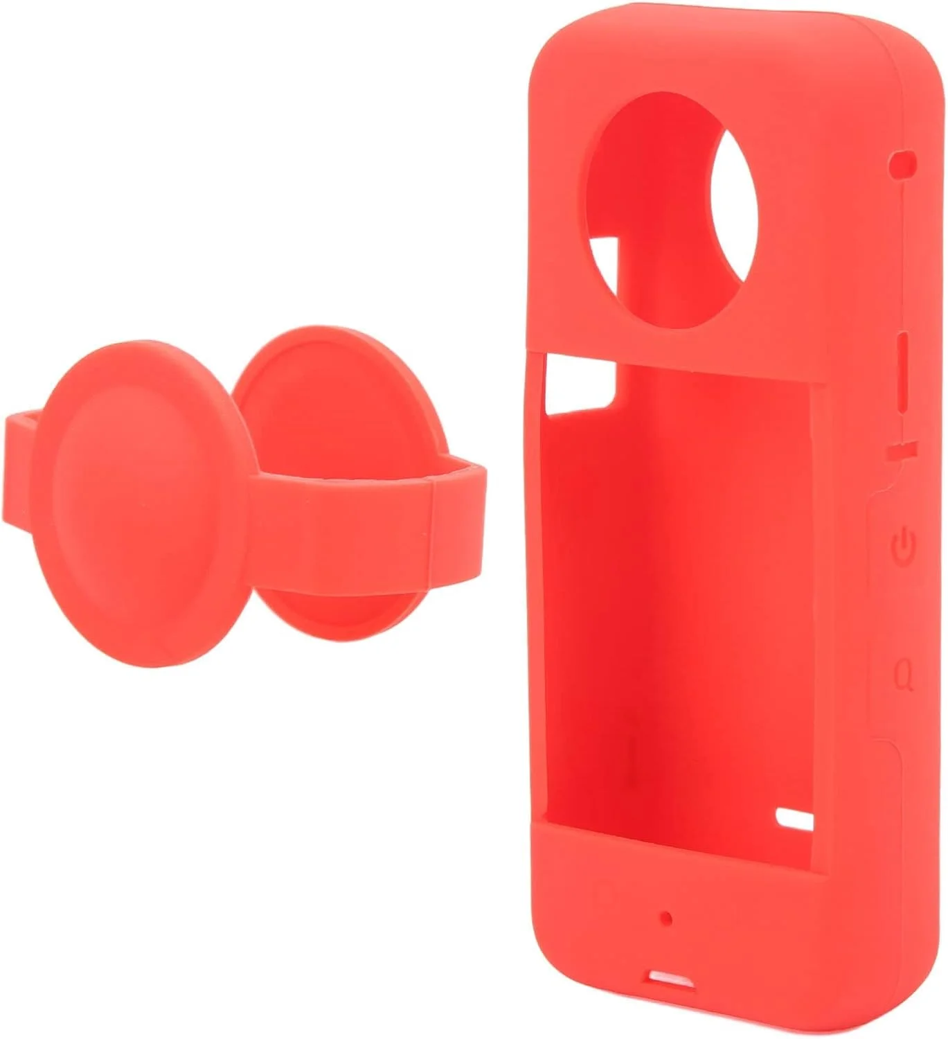 محافظ سیلیکونی لوازم جانبی دوربین ورزشی eWINNER سازگار با دوربین پانوراما Insta360 One X3 به همراه درپوش محافظ لنز، ضد گرد و غبار و آب، ضد خش، روکش محافظ سیلیکونی بدنه (قرمز) محافظ سیلیکونی لوازم جانبی دوربین ورزشی eWINNER سازگار با دوربین پانوراما Insta360 One X3 به همراه درپوش محافظ لنز، ضد گرد و غبار و آب، ضد خش، روکش محافظ سیلیکونی بدنه (قرمز)