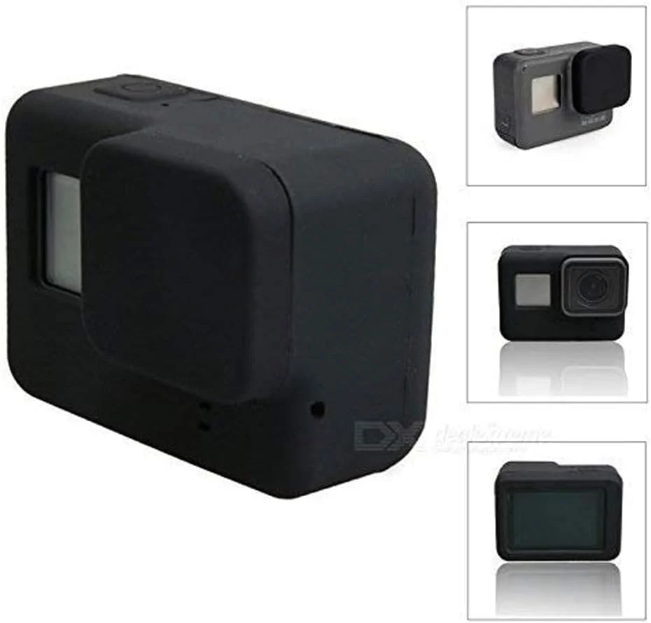 محافظ سیلیکونی نرم eWINNER با درپوش لنز سازگار با دوربین ورزشی GoPro Hero 5 Hero 6 Hero 7 - مشکی محافظ سیلیکونی نرم eWINNER با درپوش لنز سازگار با دوربین ورزشی GoPro Hero 5 Hero 6 Hero 7 - مشکی