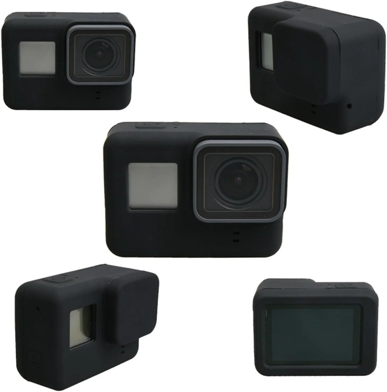 محافظ سیلیکونی نرم eWINNER با درپوش لنز سازگار با دوربین ورزشی GoPro Hero 5 Hero 6 Hero 7 - مشکی محافظ سیلیکونی نرم eWINNER با درپوش لنز سازگار با دوربین ورزشی GoPro Hero 5 Hero 6 Hero 7 - مشکی